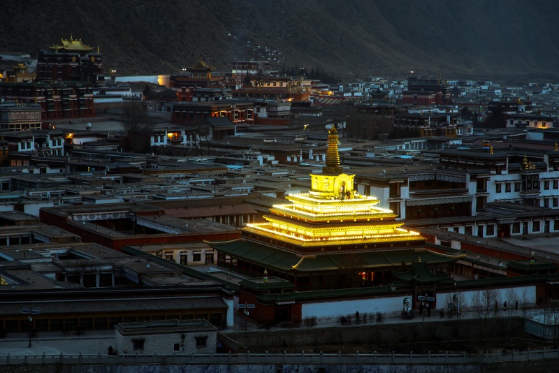 拉卜楞寺全景