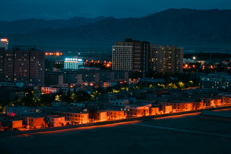 格尔木.夜景