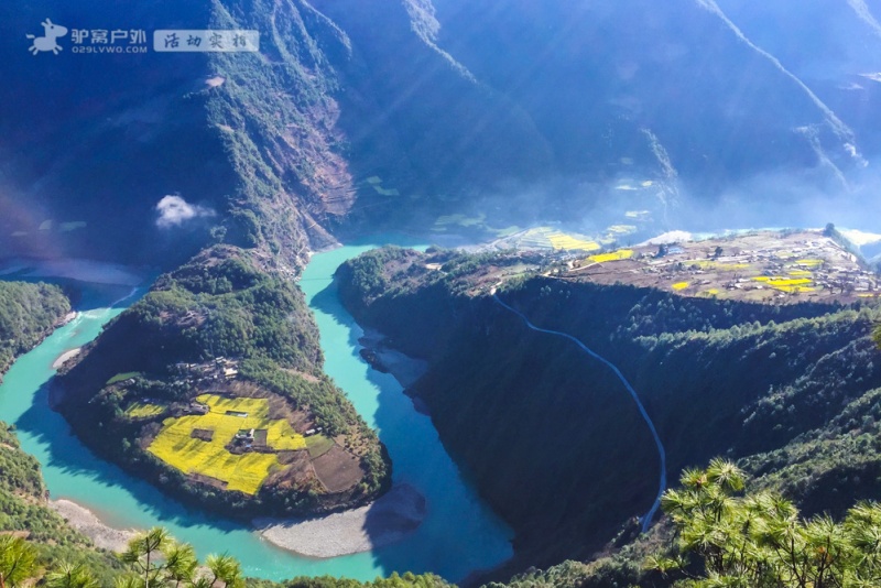 怒江全景