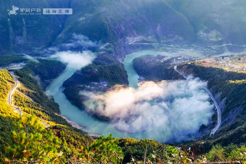 怒江全景